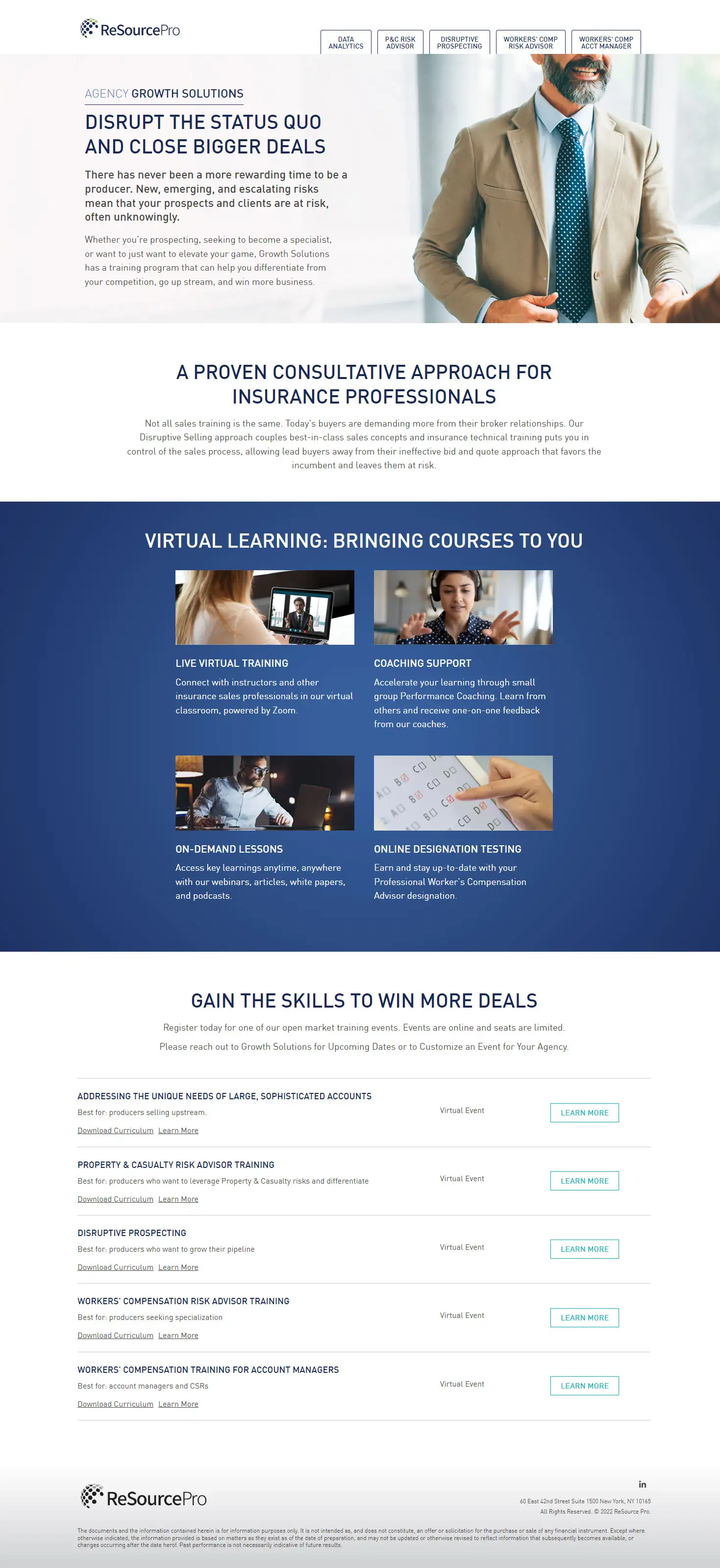 ReSource Pro - Marketo Landing Page / Microsite - Agency Growth Solutions