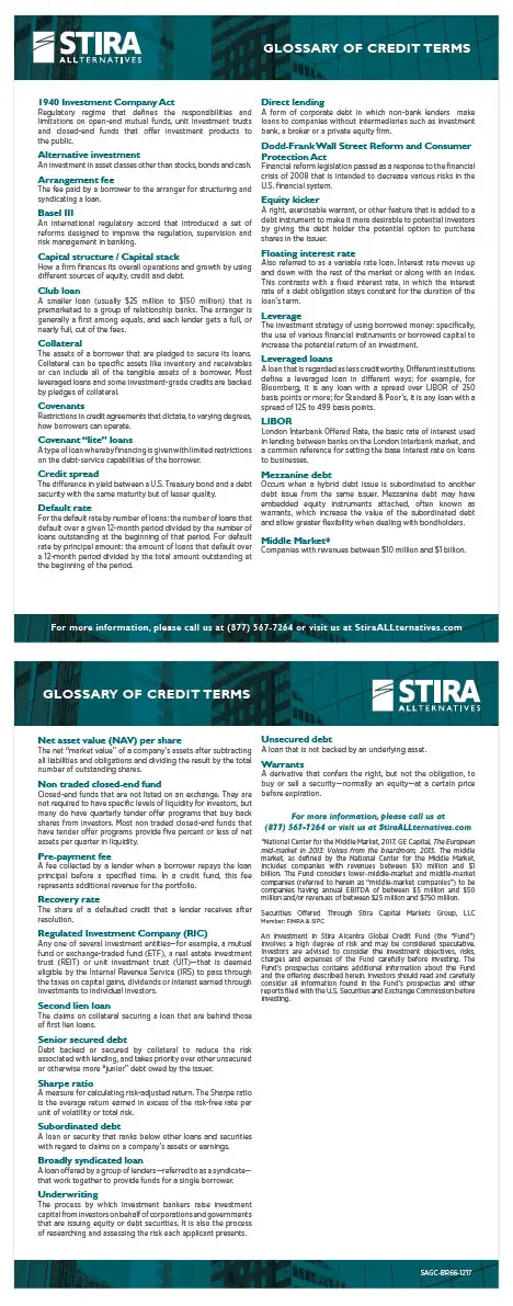 STIRA - Print - Middle-Market Direct Lending