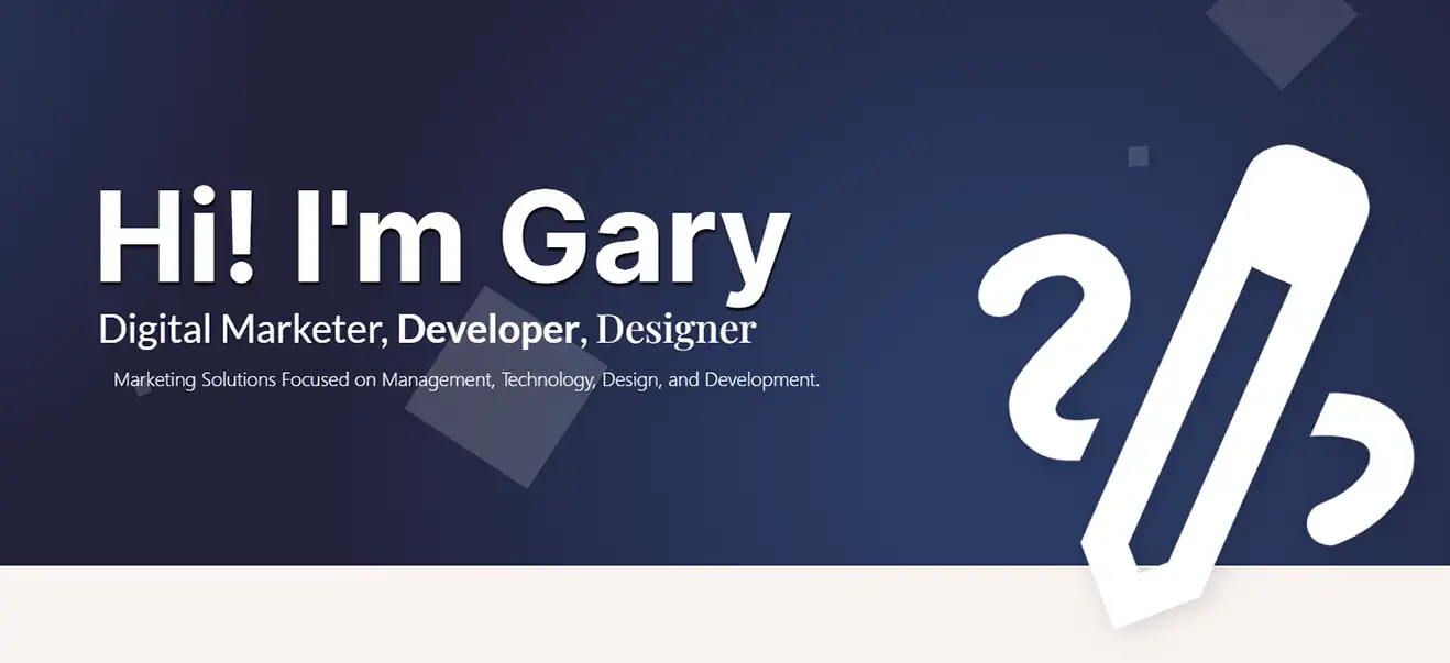 GaryHagins.com - Hero Banner
